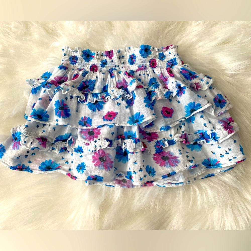 Loveshackfancy Girls Billie Skirt Size 5-6Y Deep Cotton Candy Love Shack Fancy